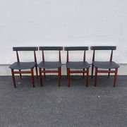 4 teak chairs, Hans Olsen for Frem Røjle – Denmark 1960