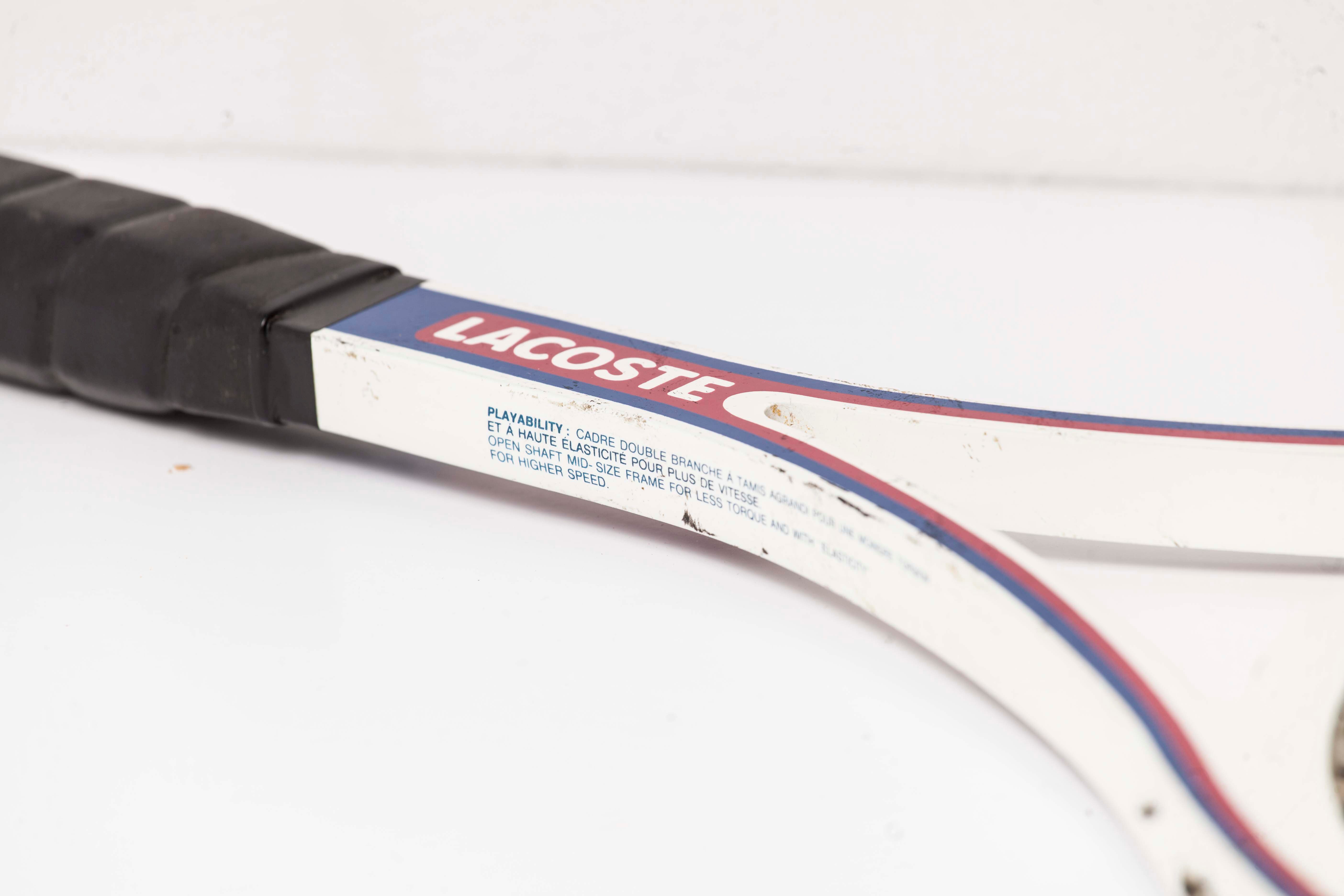 Racket Lacoste light top 1980