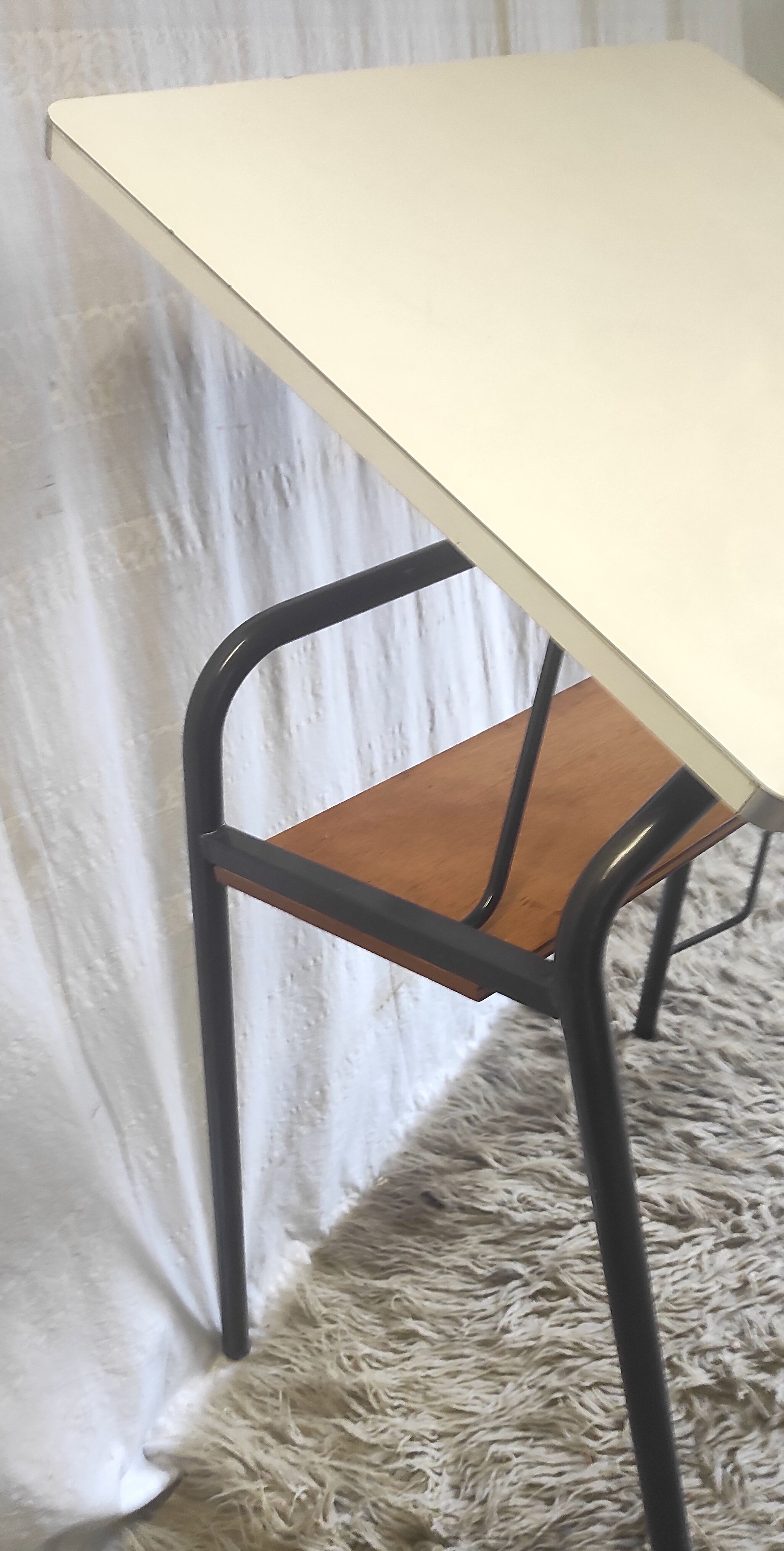 Desk, drawing table in wood and metal – 60s/70s