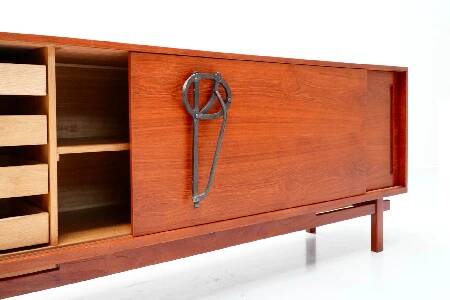 Jean Batenburg, Sideboard with Émile Souply Handle