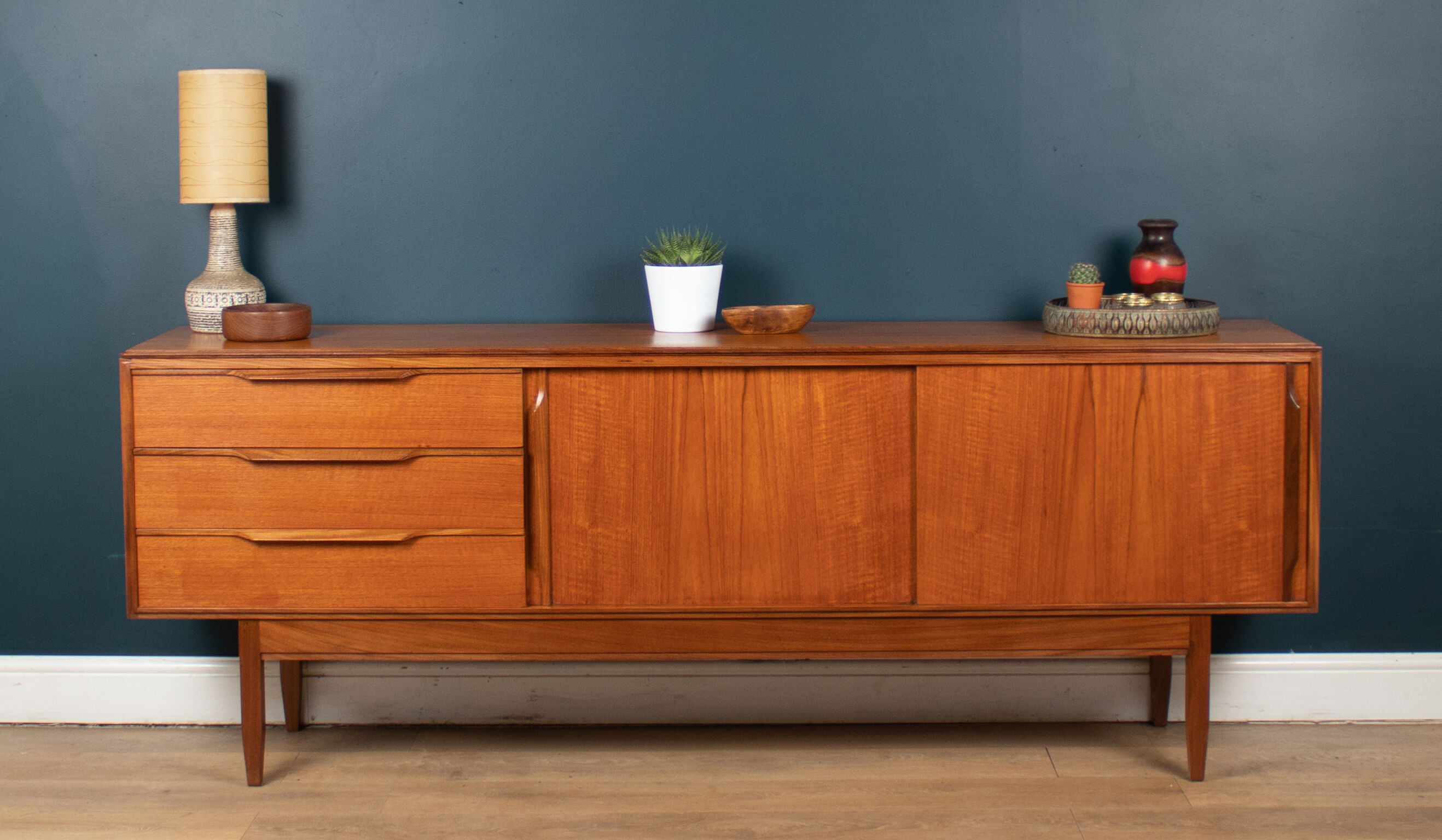 Restored Teak Retro 1960s White & Newton Mid Century 1960s Sideboard