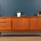Restored Teak Retro 1960s White & Newton Mid Century 1960s Sideboard
