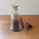 Art Deco smoked glass carafe