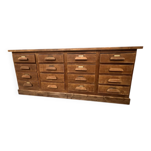 ancien meuble de quincaillerie