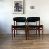 Set of 4 scandinavian chairs