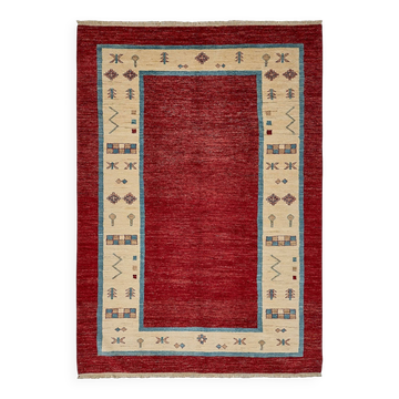 Turkish Handknotted Wool Oushak Rug 173 cm x 244 cm