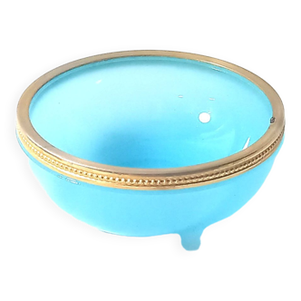 Small sky blue opaline cup