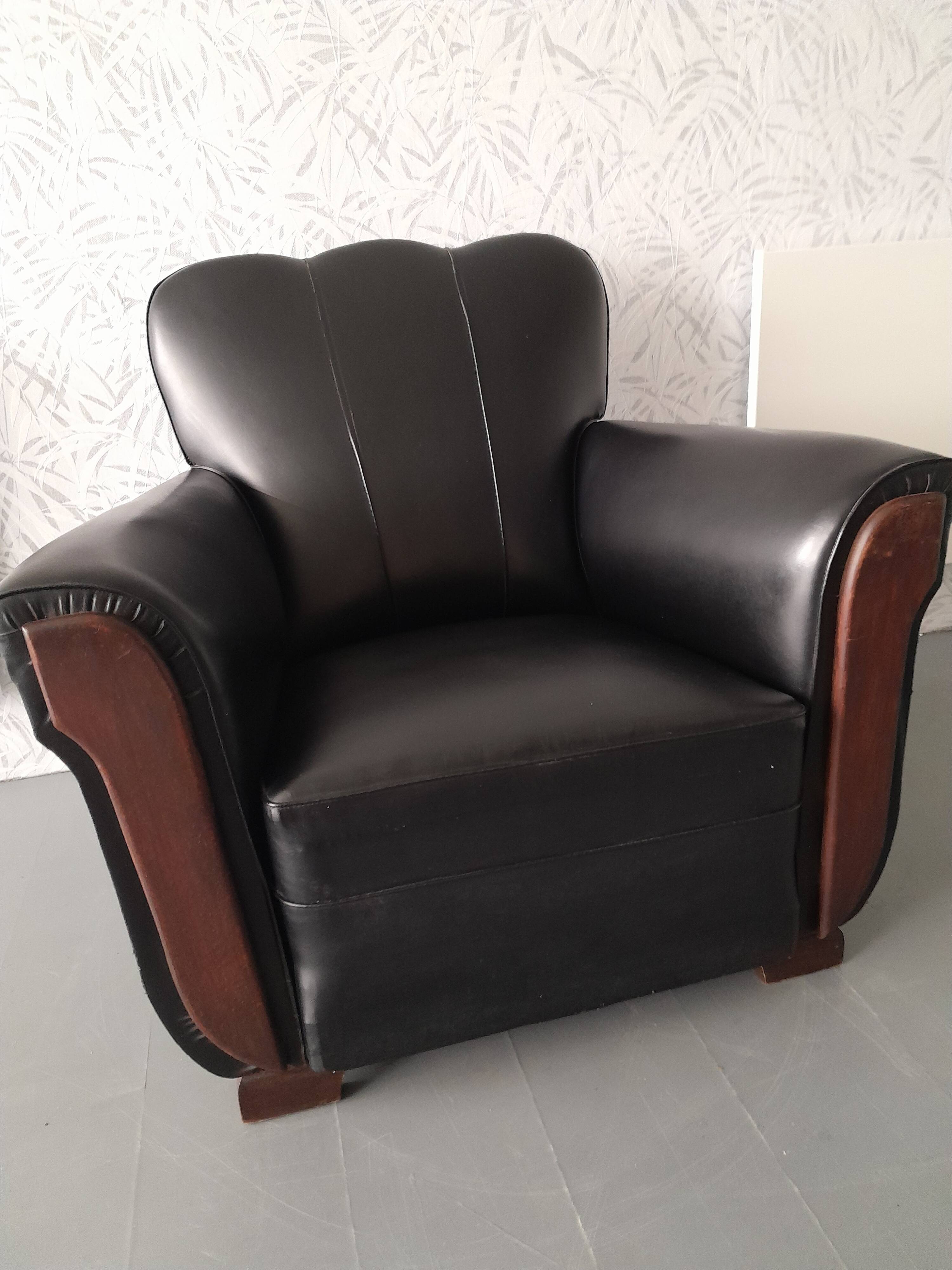 Art Deco Club Fauteuil mid century 20ste eeuw