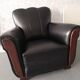 Fauteuil Club Art Déco milieu du siècle 20eme