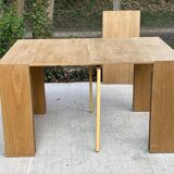 Scandinavian console extendable into a dining table with 3 extensions 180cm