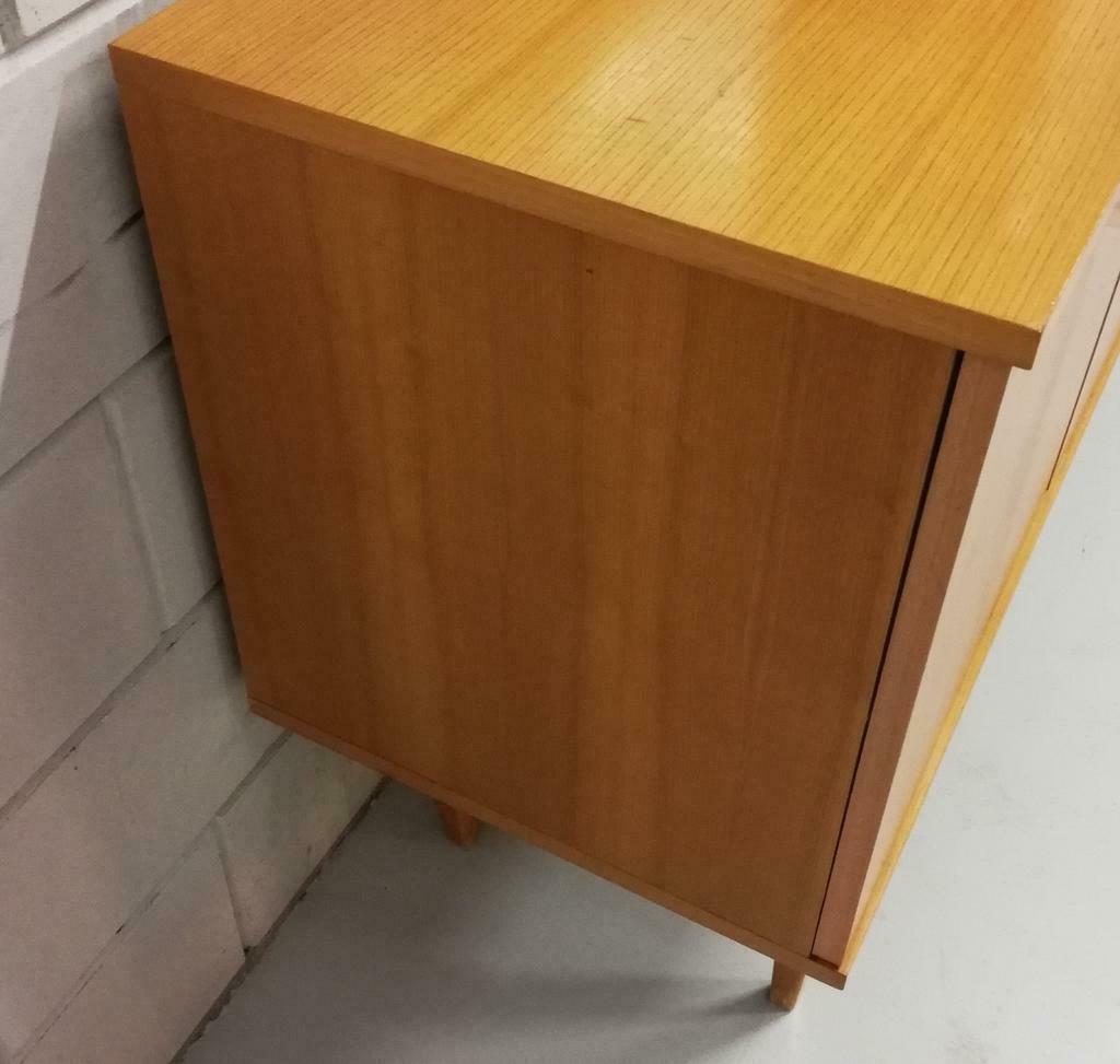 Mid-century vintage enfilade lowboard wall cabinet
