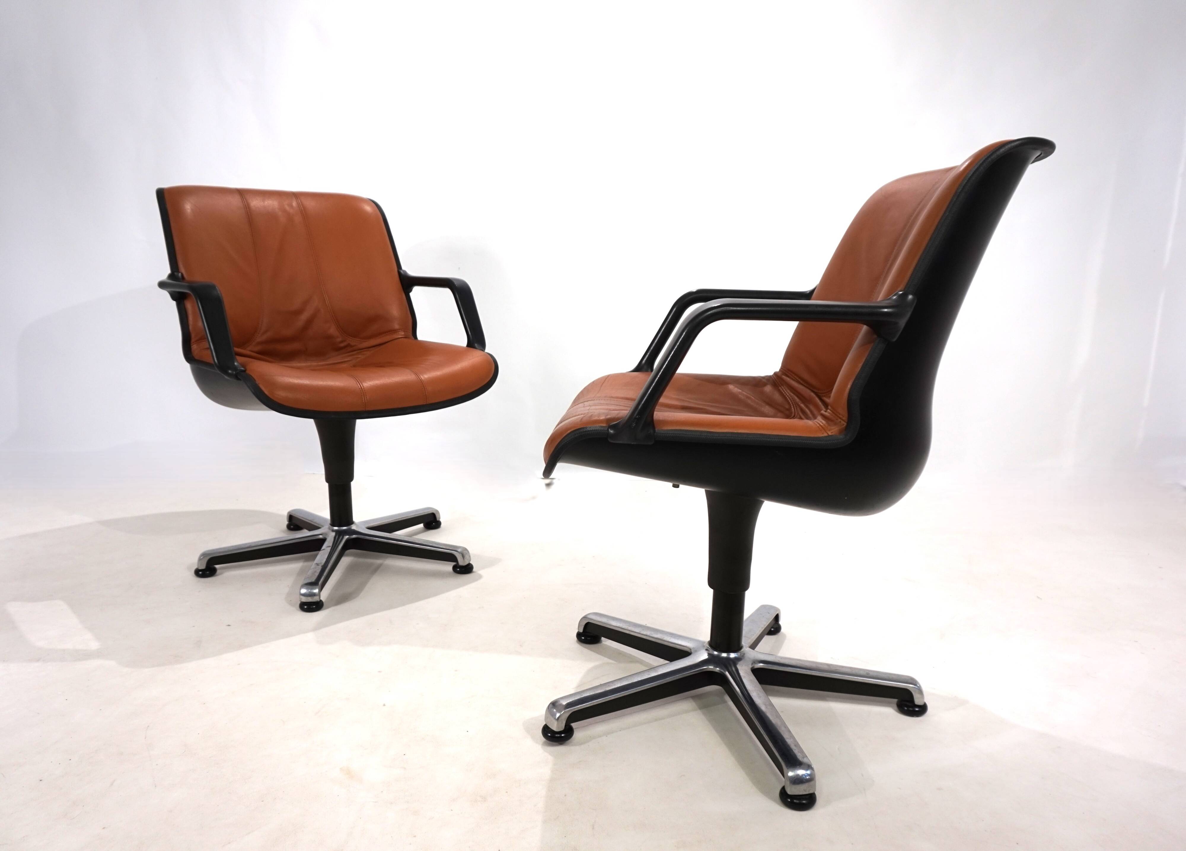 Set of two Fröscher office chairs by Burkhard Vogtherr, 1970