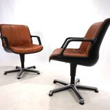 Set of two Fröscher office chairs by Burkhard Vogtherr, 1970