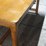 Solid oak farm table