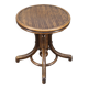 Art Deco Adjustable Piano Stool by Fischel, Czechoslovakia 1930s