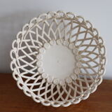 Braided ceramic basket, handmade Pichon Uzès