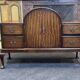 1930s English buffet bar in walnut and mahogany
