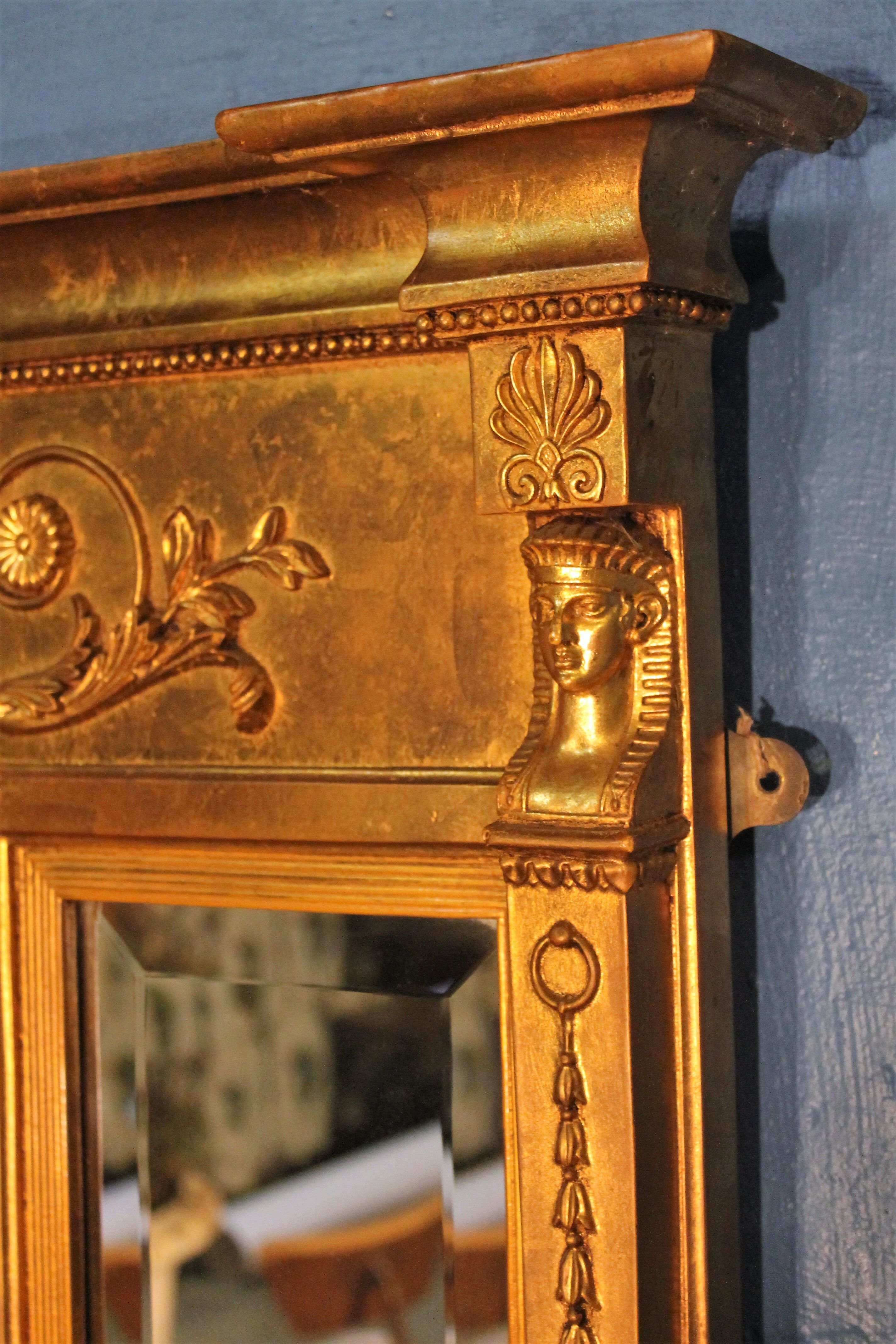 Wall mirror "Antique" 1960