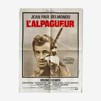 Original cinema poster "L'Alpagueur" Jean-Paul Belmondo 60x80cm 1976