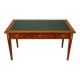 Louis XVI desk with veneer and brass, 3 drawers.