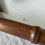 Antique wooden mirror turned bamboo style