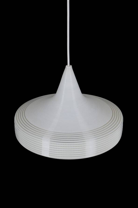Lampe suspendue Rotaflex / Attribuée à John et Sylvia Reid / Teck / Design moderne du milieu du siècle / Années 1960