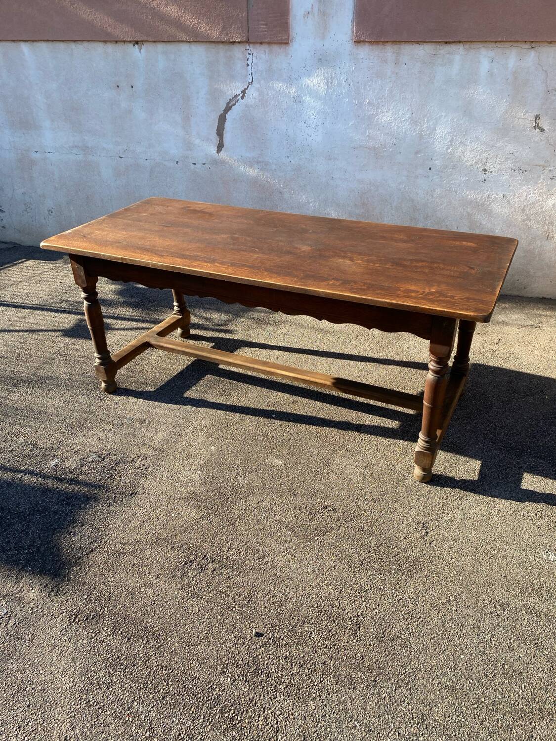 19th century Lorraine oak farmhouse table
