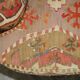 Vintage three-seater canapé by George Smith upholstered in Kilim with feather cushions.