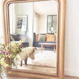 Mirror Louis Philippe Golden old fireplace 77x101cm