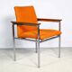 Danish orange chair by Sigvard Bernadotte for France & Søn 1970s