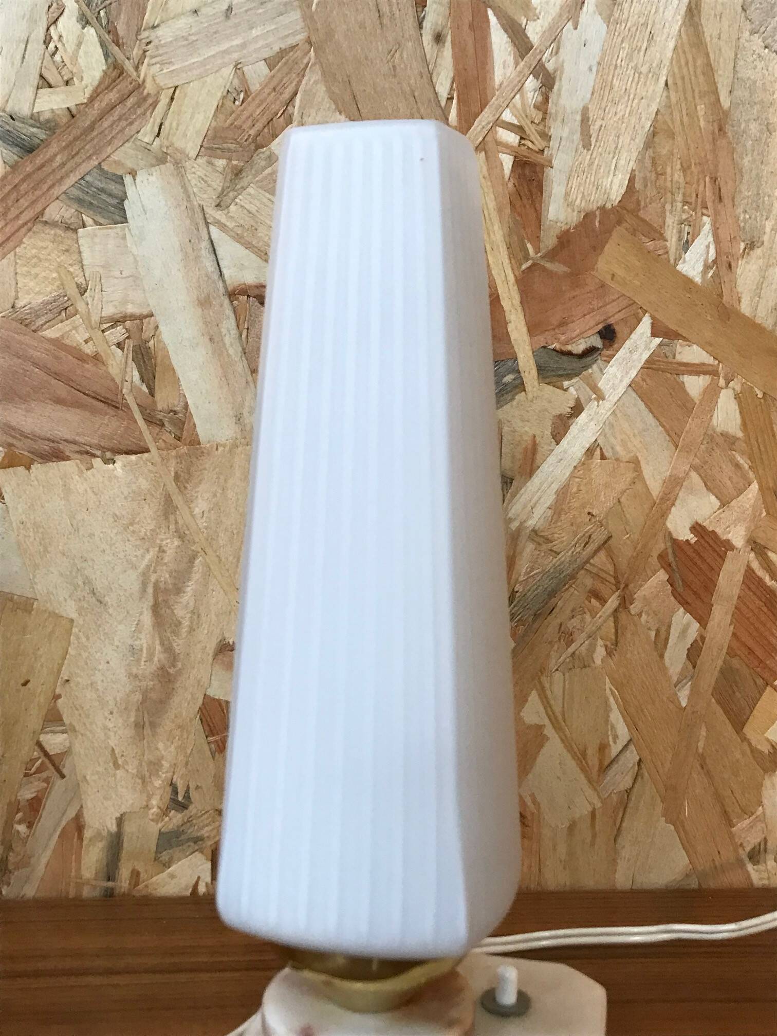 Vintage marble and opaline lamps from the 60s