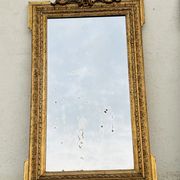 Miroir doré, 139x78 cm