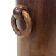 Vintage Wooden Cylinder Umbrella Stand, 1960s minimalist design