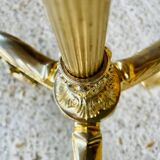 Lampadaire laiton vintage, tripode circa 1960s