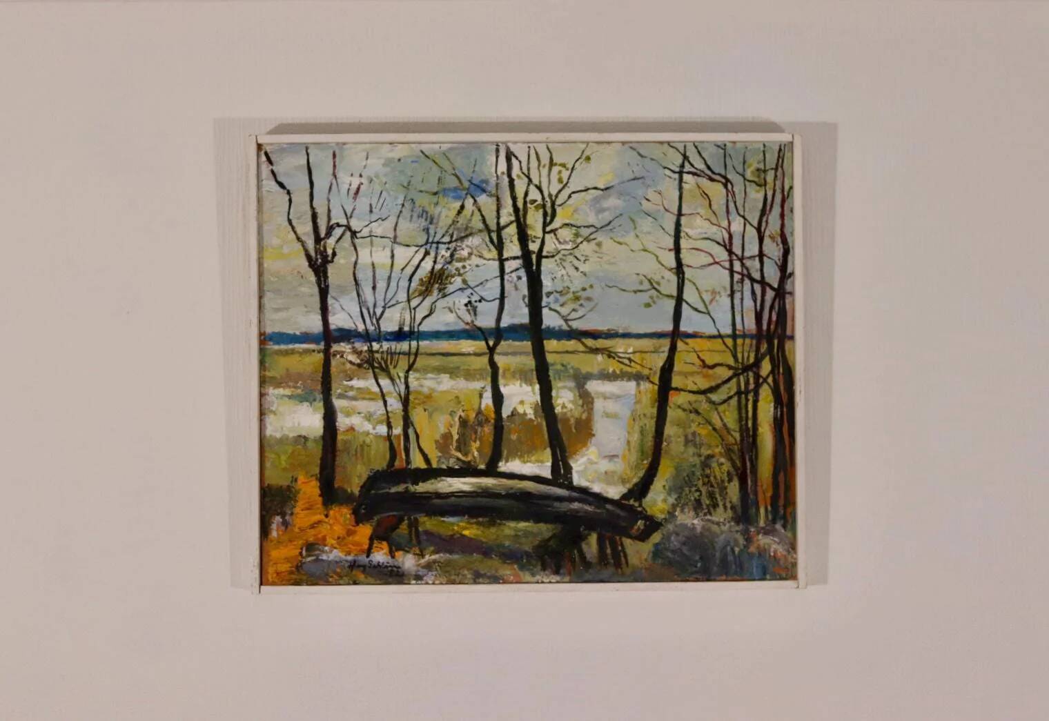 Paysage avec arbres par Harry Sahlin