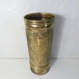 Old brass umbrella stand