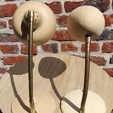 Pair of 50's Aluminor Vintage Lamps
