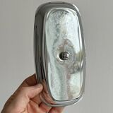 light metal butter dish