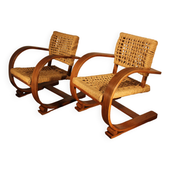 Pair of Vibo armchairs