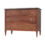 Commode de style Louis XVI en acajou