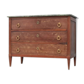 Commode de style Louis XVI en acajou