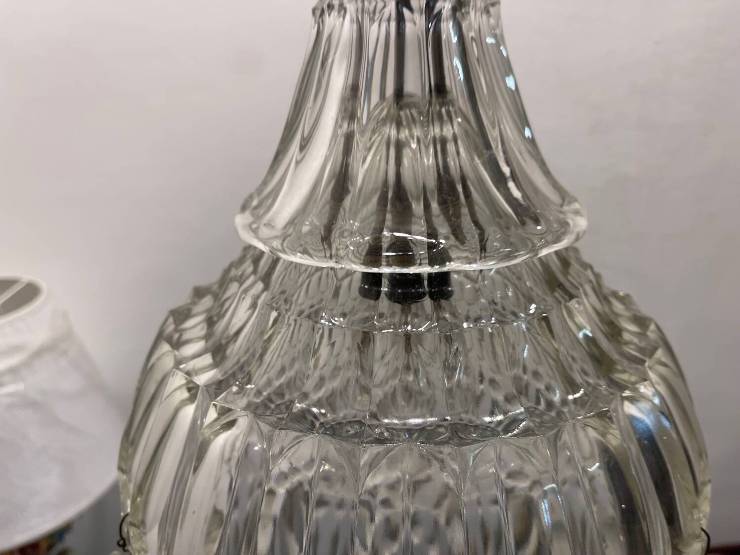 Murano Glass Crystal Light Pendant 1940’s