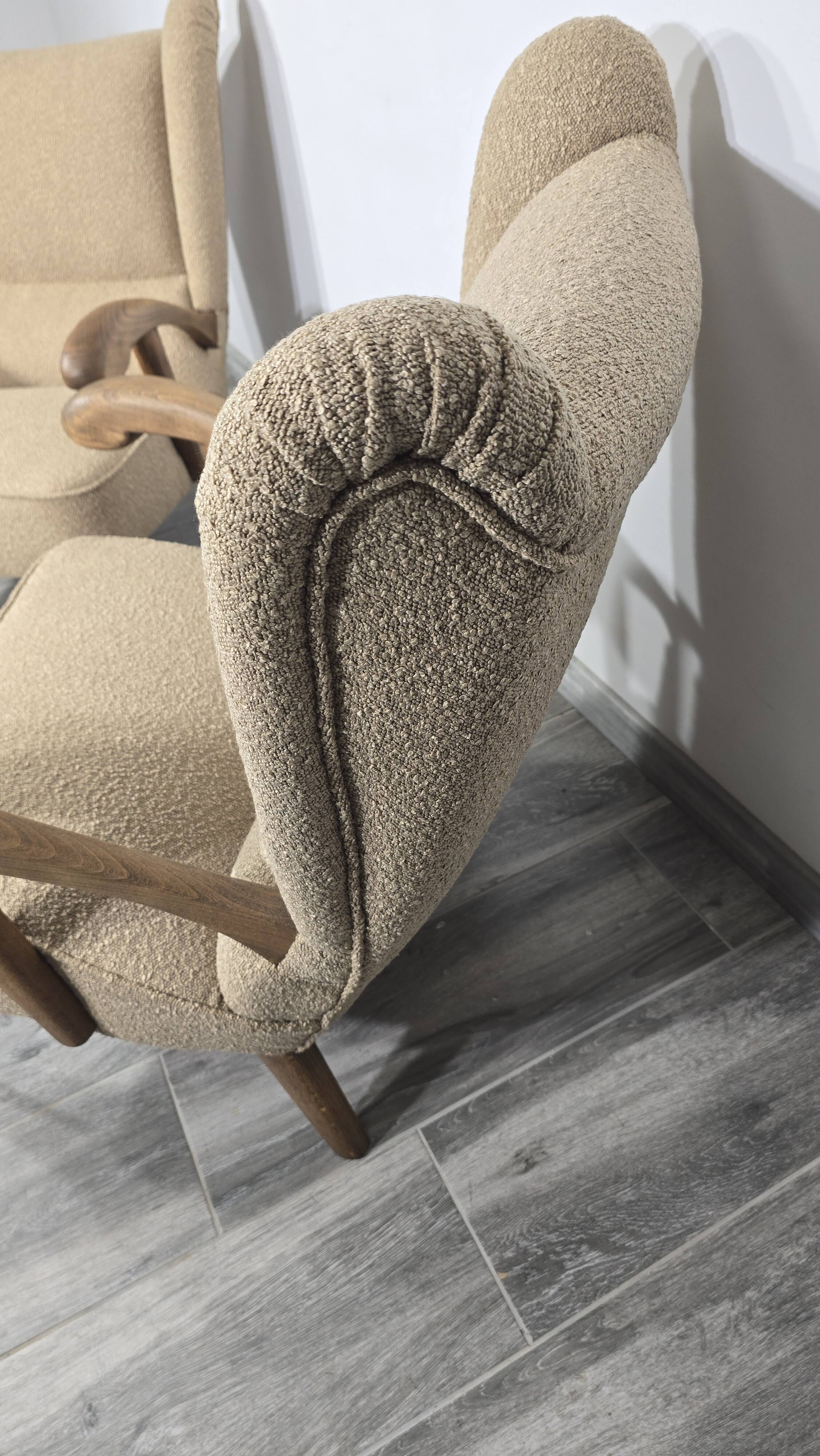 Vintage armchairs by Krasna Jizba