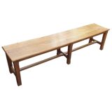 Rustic oak bench length 1m80