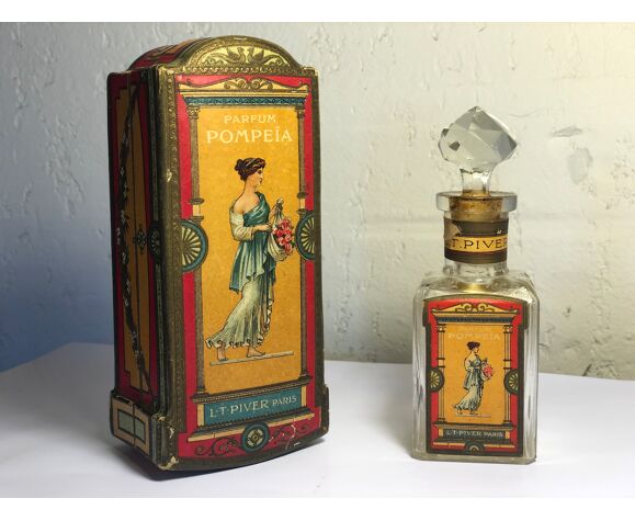 Old flacon with louis-toussaint piver Pompeia box 1907 empty year | Selency