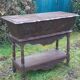 Provençal oak kneading trough