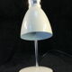 Vintage articulated desk lamp in beige metal years 70