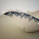 K&G Lunéville blue and white ironstone sauceboat