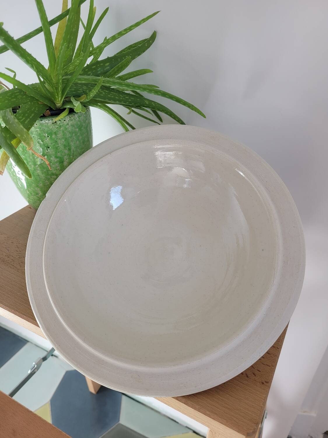 Stoneware soup tureen from Saint Uze