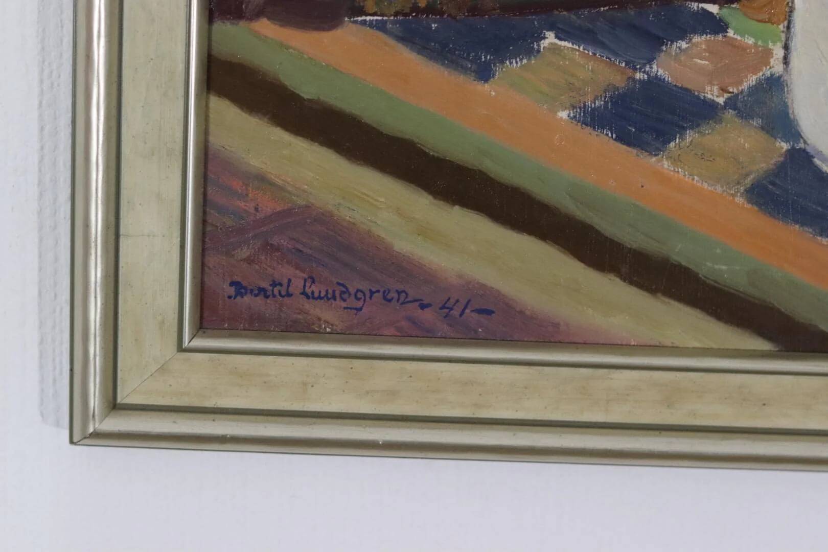 Nature morte de fleurs par Bertil Lundgren